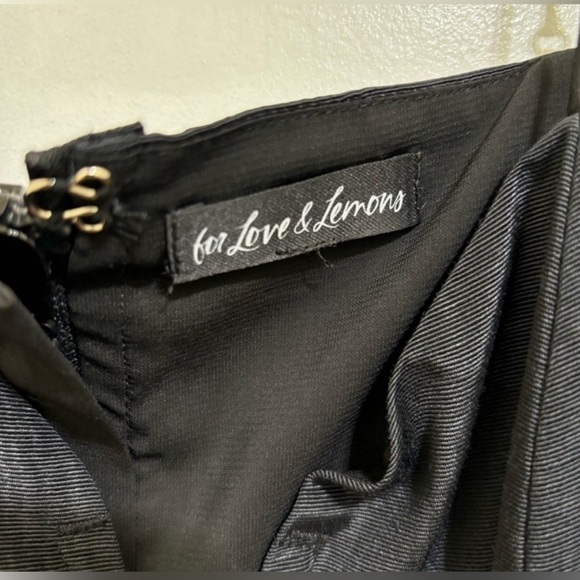 For Love & Lemons CELESTE MOIRE TOP size small - Picture 3 of 6